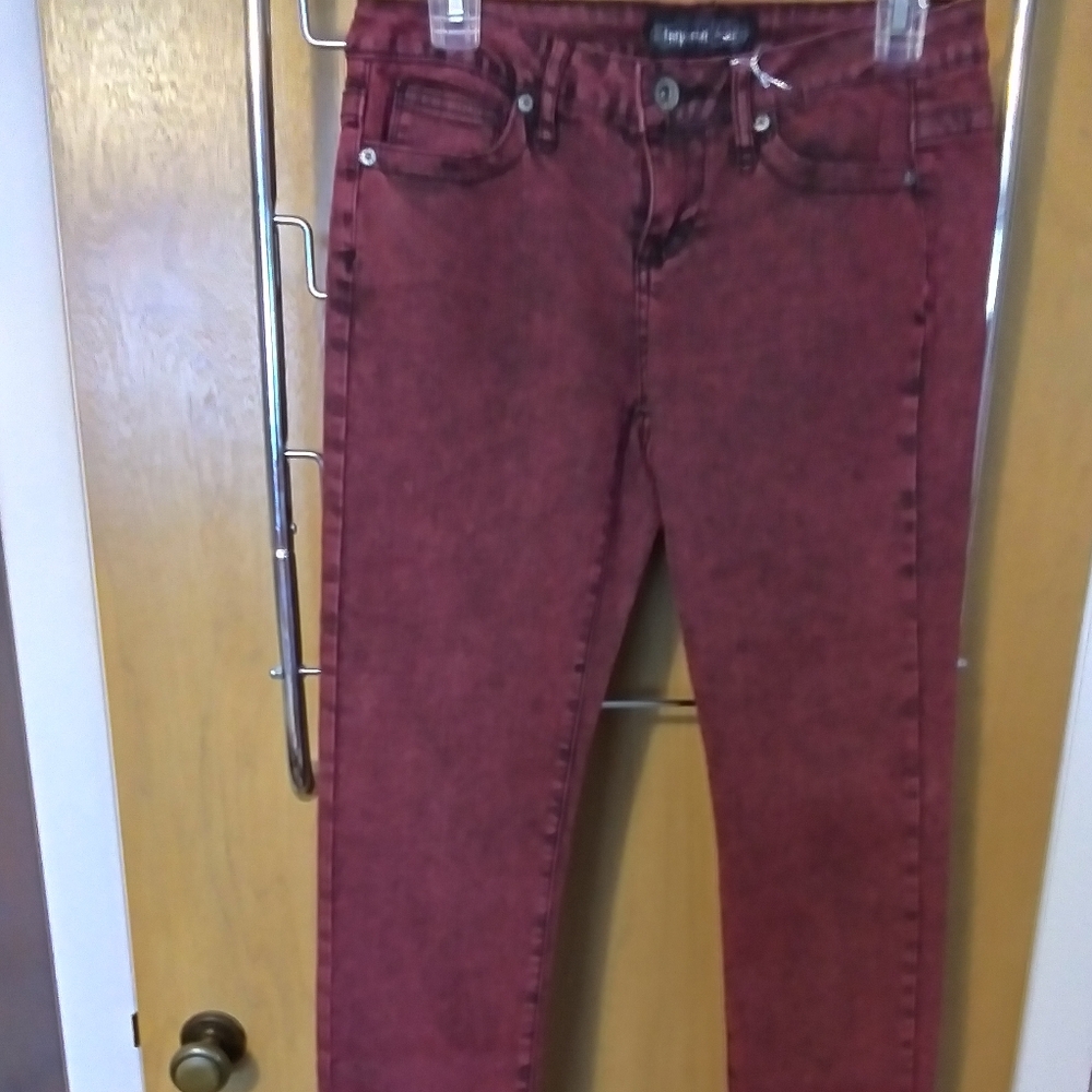 Imperial Star red wash jeans